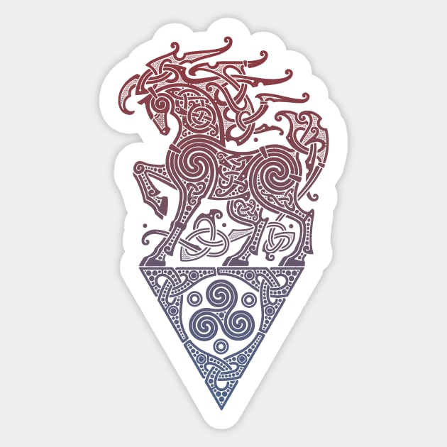 SLEIPNIR Sticker by RAIDHO